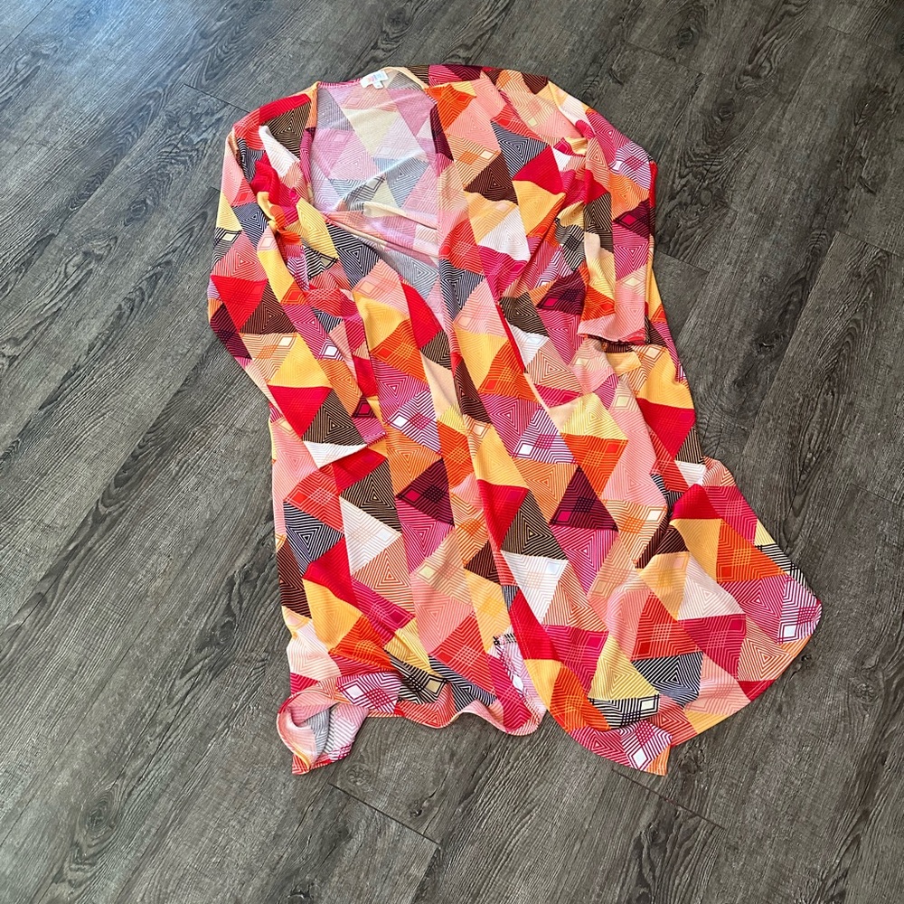 LulaRoe Colorful Patterned Sarah Cardigan